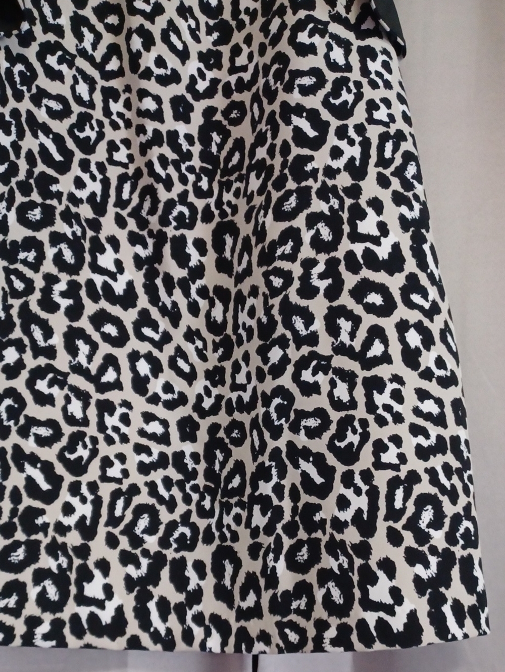 Laundry By Shelli Segal Leopard Print Ruffle Sleeve Mini Shift Dress Size 4 - Picture 7 of 14